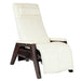 Human Touch Gravis ZG Chair Zero Gravity Recliner in Mahogany & Bone