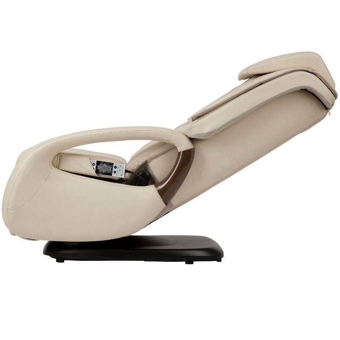 Human Touch WholeBody 8.0 Massage Chair in Bone partially reclined position.