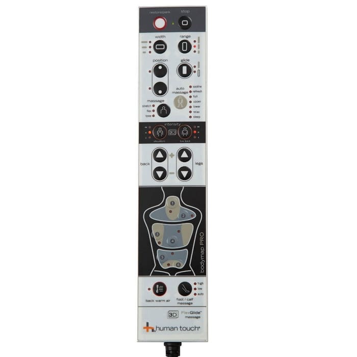 Human Touch WholeBody 8.0 Massage Chair remote control.