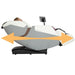 Human Touch Wholebody Rove Massage Chair with woman lying down in zero gravity position.