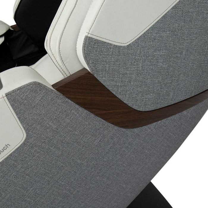 Human Touch Wholebody Rove in Moon wooden accent detail.