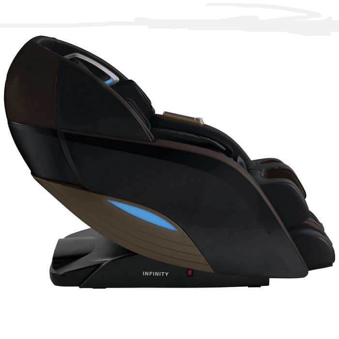 Infinity Dynasty 4D Massage Chair in Brown Side View