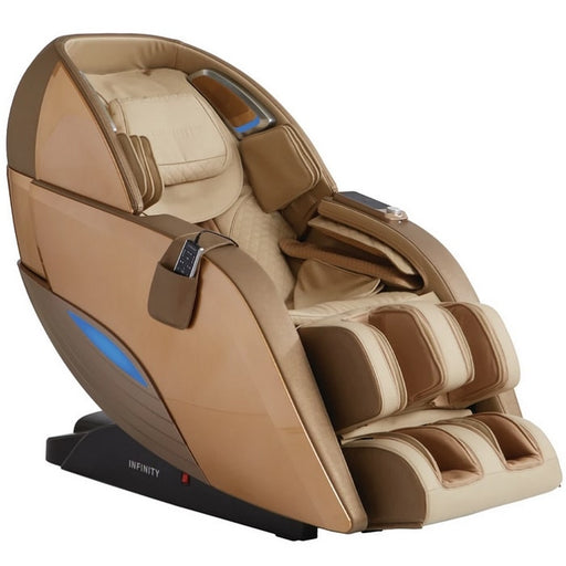 Infinity Dynasty 4D Massage Chair in Gold & Tan
