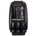 Inner Balance Ji massage chair in black color showing a view of the front.