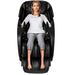 Inner Balance Jin 2.0 Massage Chair in Black with Woman Sitting