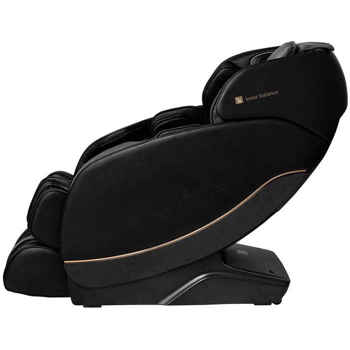 Inner Balance Jin 2.0 Massage Chair in Black Side View
