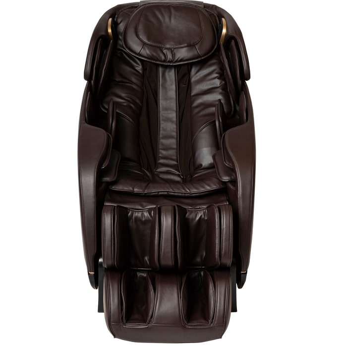 Inner Balance Jin 2.0 Massage Chair in Brown Front View