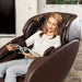 Inner Balance Jin 2.0 Massage Chair with Woman Relaxing 