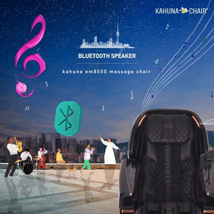 Kahuna EM-8500 Massage Chair Bluetooth Speaker