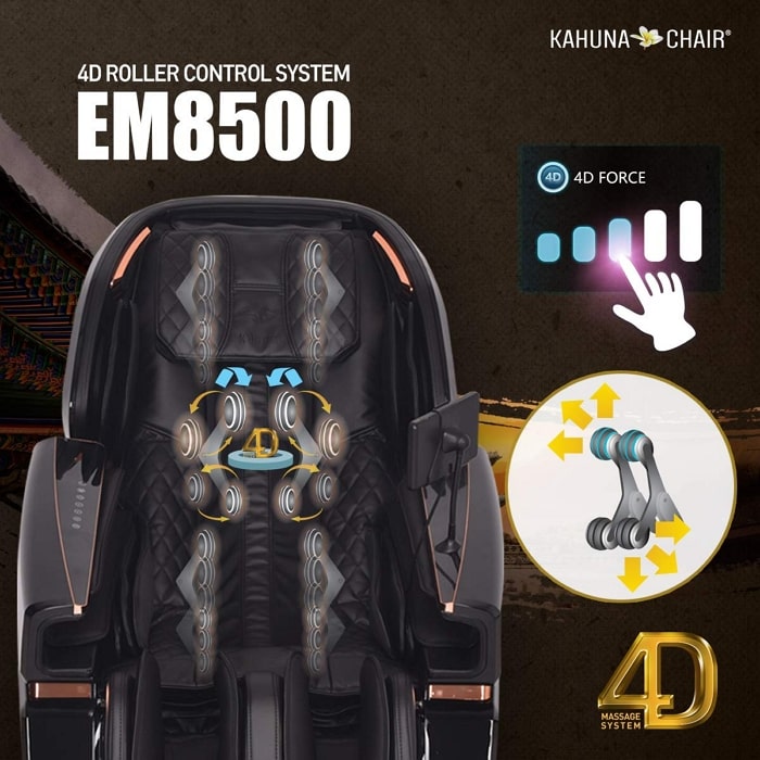 Kahuna EM-8500 Massage Chair 4D Rollers