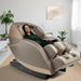 Kyota Kansha M878 4D Massage Chair in Gold & Tan with Woman Sitting