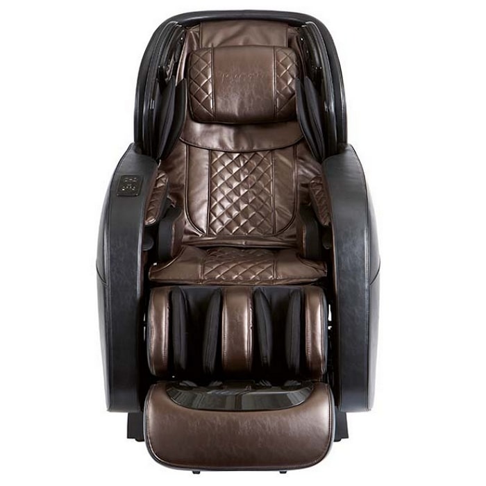 Kyota Kokoro M888 4D Massage Chair in Black Brown Front View