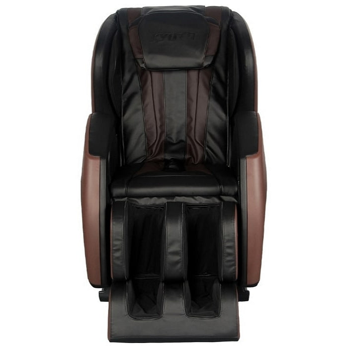 Kyota E330 Kofuko Massage Chair in Brown and Black Front View