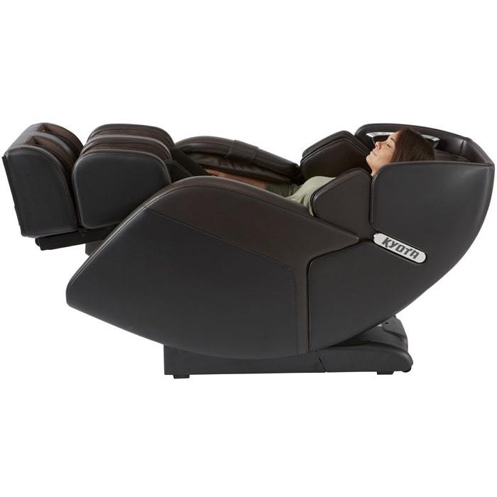 Kyota M673 Kenko Massage Chair in Brown Zero Gravity Position