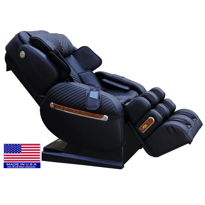 Luraco i9 Max  Plus Billionaire Edition Medical Massage Chair in Black color.