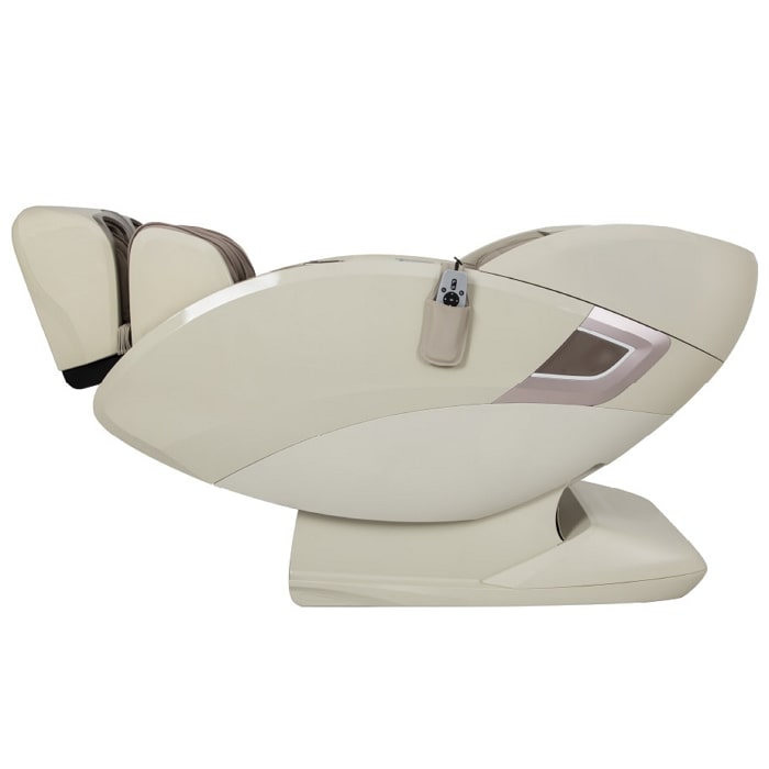 Osaki OS Pro 3D Tecno Massage Chair in Taupe Reclined Position