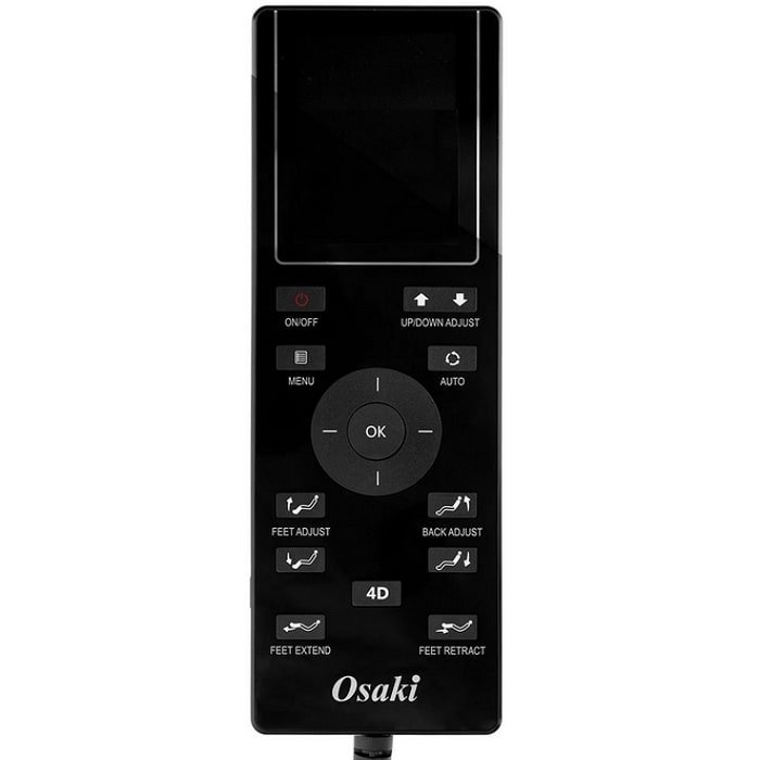Osaki OS Pro Ekon Plus 4D Massage Chair Remote Control