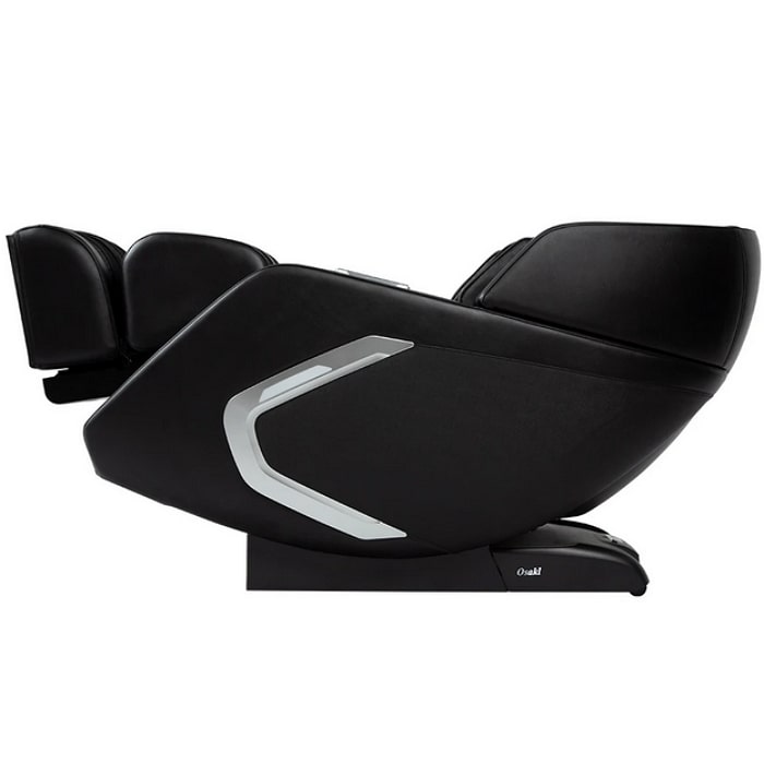 Osaki OS Pro Encore 4D Massage Chair in Black Reclined Position
