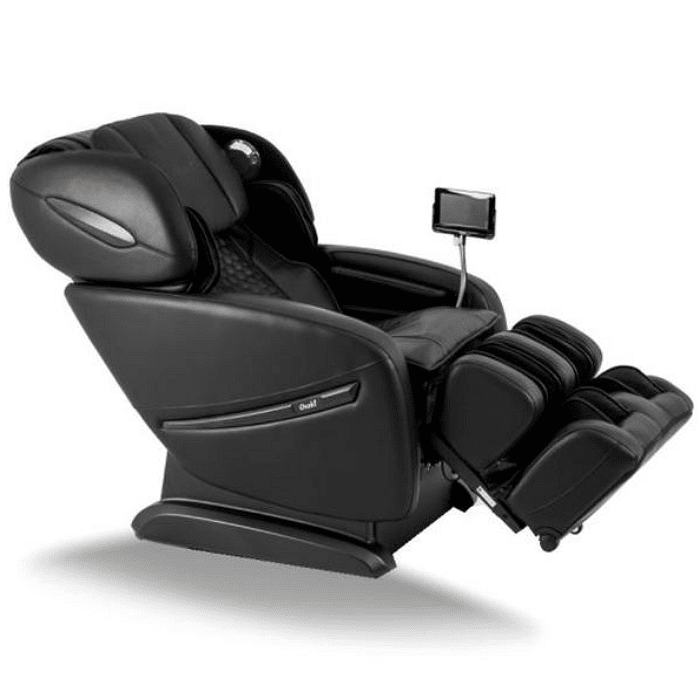 Osaki Pro Alpina Massage Chair in black angled view