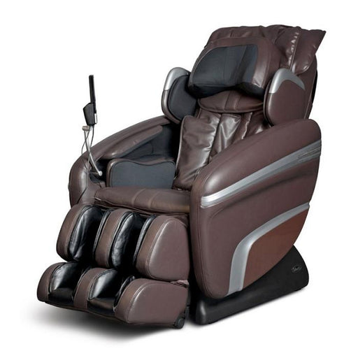 Osaki OS 7200H Massage Chair in brown color semi side view