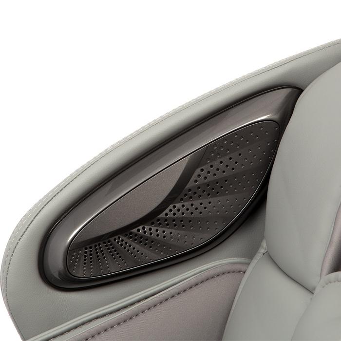 Osaki OS-Pro Admiral Massage Chair in grey color close up of speaker