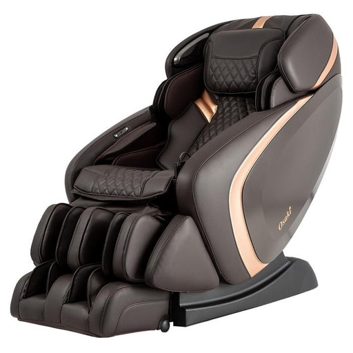 Osaki OS-Pro Admiral Massage Chair in brown color semi side view