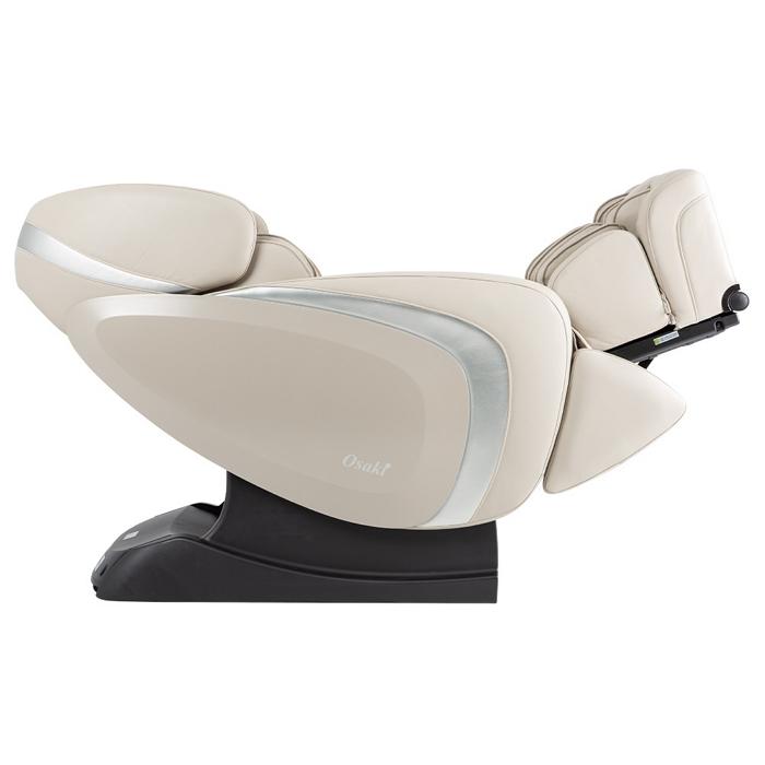Osaki OS-Pro Admiral Massage Chair in Taupe reclined position