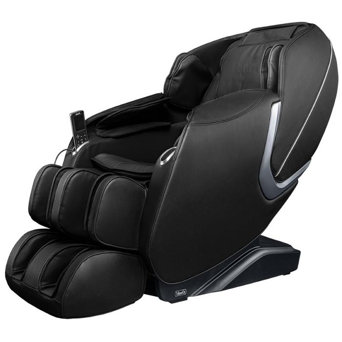 Osaki OS Aster Massage Chair in black color semi side view