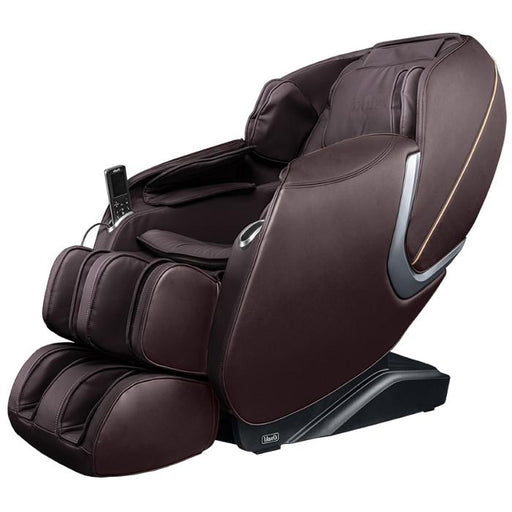 Osaki OS Aster Massage Chair in brown color semi side view