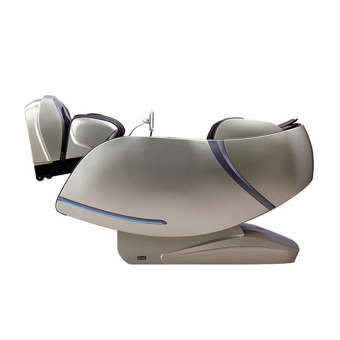 Osaki OS-Pro First Class Massage Chair in beige color reclined position