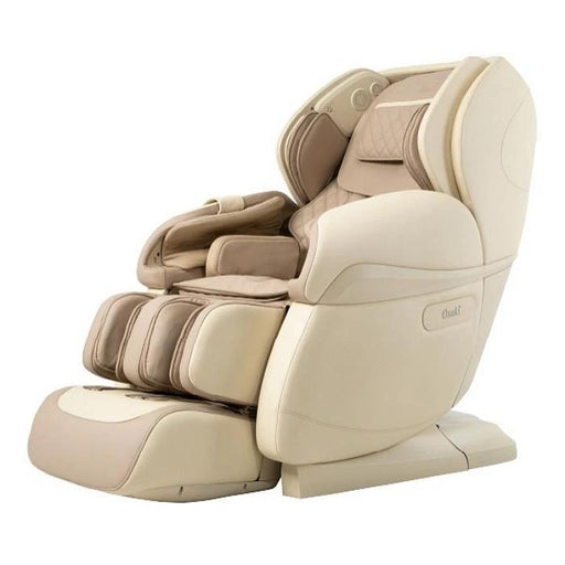 Osaki OS Pro Paragon 4D Massage Chair in beige color semi side view
