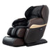 Osaki OS Pro Paragon 4D Massage Chair in dark brown color semi side view
