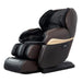 Osaki OS Pro Paragon 4D Massage Chair in dark brown color semi side view