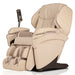 Panasonic MAJ7 Massage Chair in Beige color with controller in left side angled view.