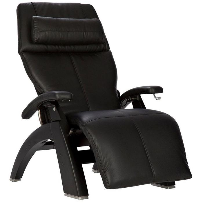 Human Touch Perfect Chair PC420 with Black Premium Leather and Matte Black base.