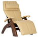 Human Touch Perfect Chair with Ivory Premium Leather & Walnut base.