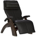 Perfect Chair PC-600 Dark Walnut Base Black Premium Leather Performance