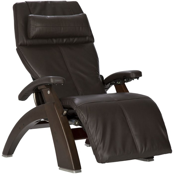Perfect Chair PC-600 Dark Walnut Base Espresso Premium Leather Supreme