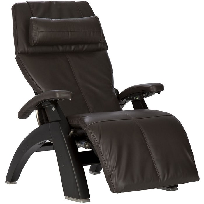 Perfect Chair PC-600 Matte Black Base Espresso Premium Leather Supreme