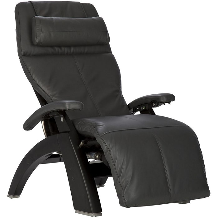 Perfect Chair PC-600 Matte Black Base Gray Premium Leather Supreme