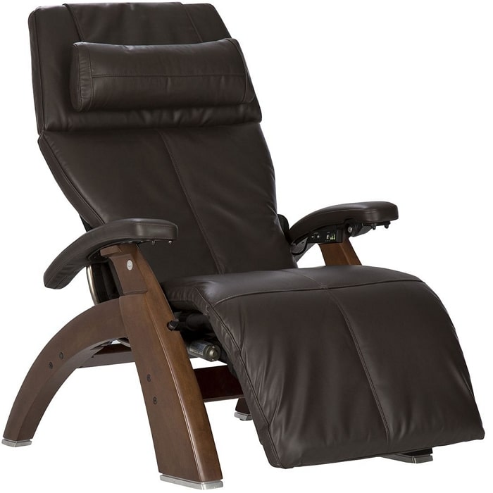 Perfect Chair PC-600 Walnut Base Espresso Premium Leather Supreme