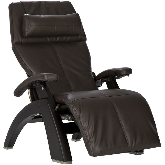 Perfect Chair PC-610 Matte Black Base Espresso Premium Leather Performance