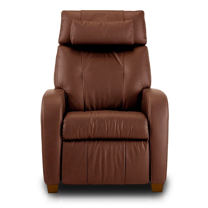 Positive Posture Café+ Zero Gravity Recliner in Chestnut Front View