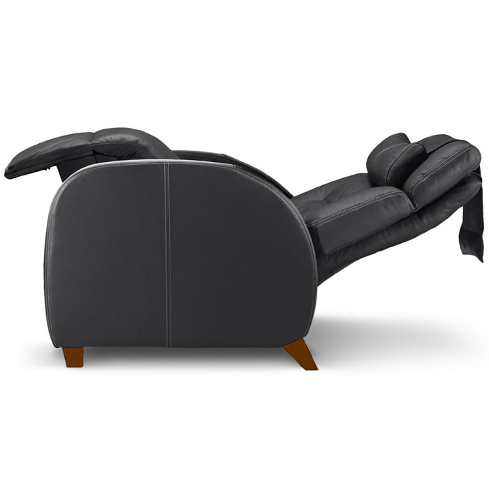 Positive Posture Café+ Zero Gravity Recliner in Obsidian Reclined Position