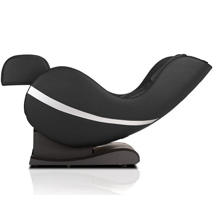 Positive Posture Sol Massage Chair in Black Reclined Position