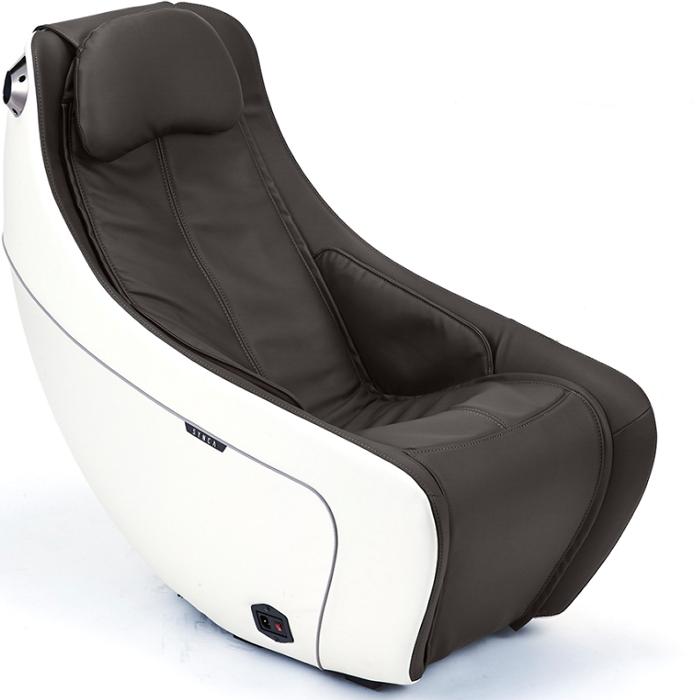 Synca Wellness CirC Massage Chair in coffee angled view white background