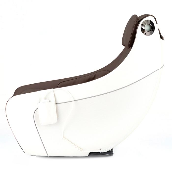 Synca Wellness CirC Massage Chair in coffee side view in white background