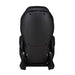 Synca JP1100 massage chair in Black color showing back of the chair.