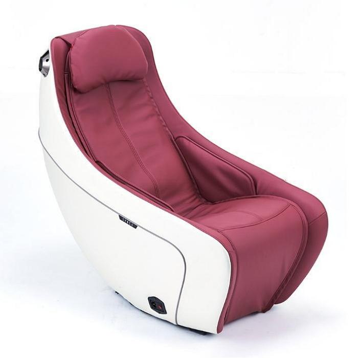 Synca Wellness CirC Massage Chair in red angled view in white background