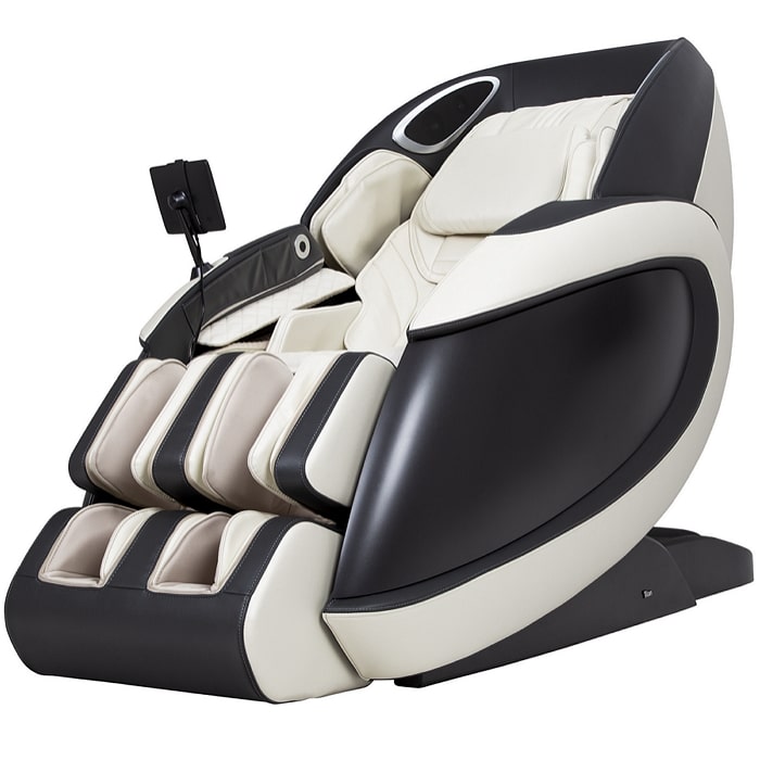 Titan 4D Fleetwood LE Massage Chair in Taupe with White Background